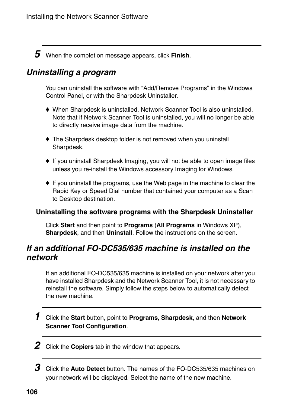 Sharp FO-DC535 User Manual | Page 108 / 248