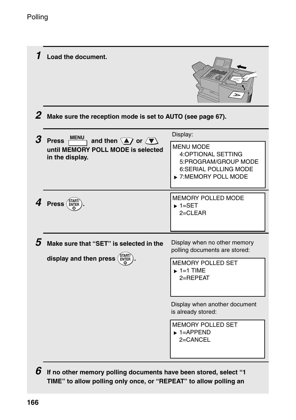 Sharp FO-DC535 User Manual | Page 168 / 248