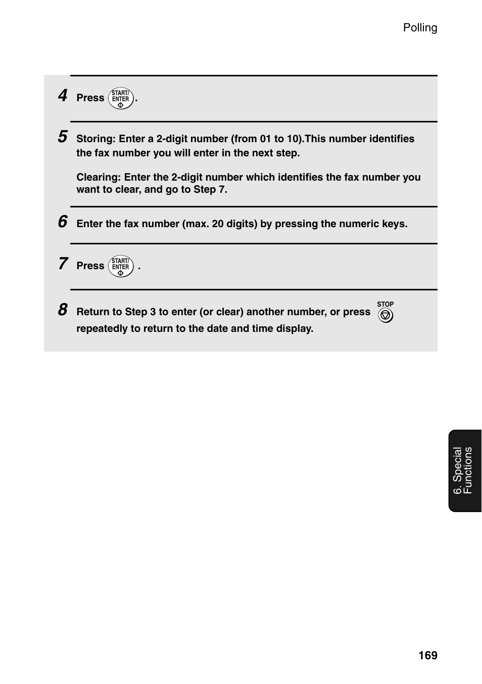 Sharp FO-DC535 User Manual | Page 171 / 248