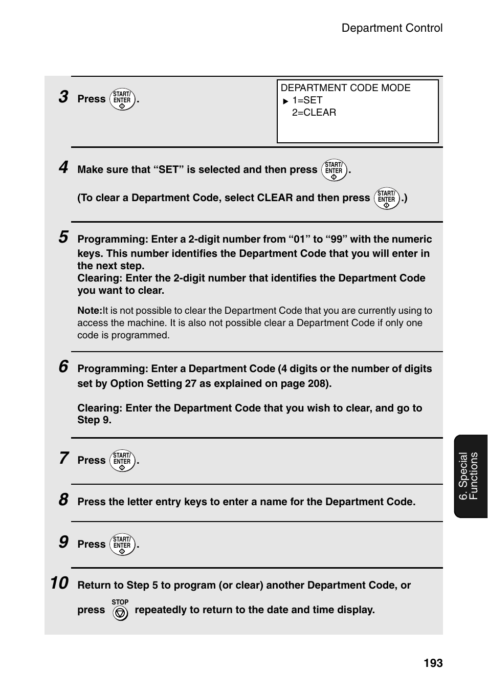 Sharp FO-DC535 User Manual | Page 195 / 248