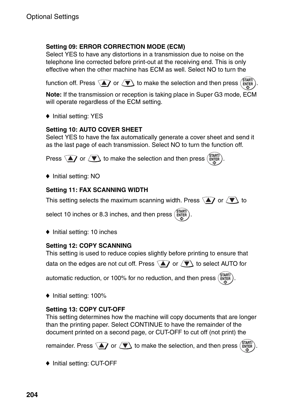 Sharp FO-DC535 User Manual | Page 206 / 248