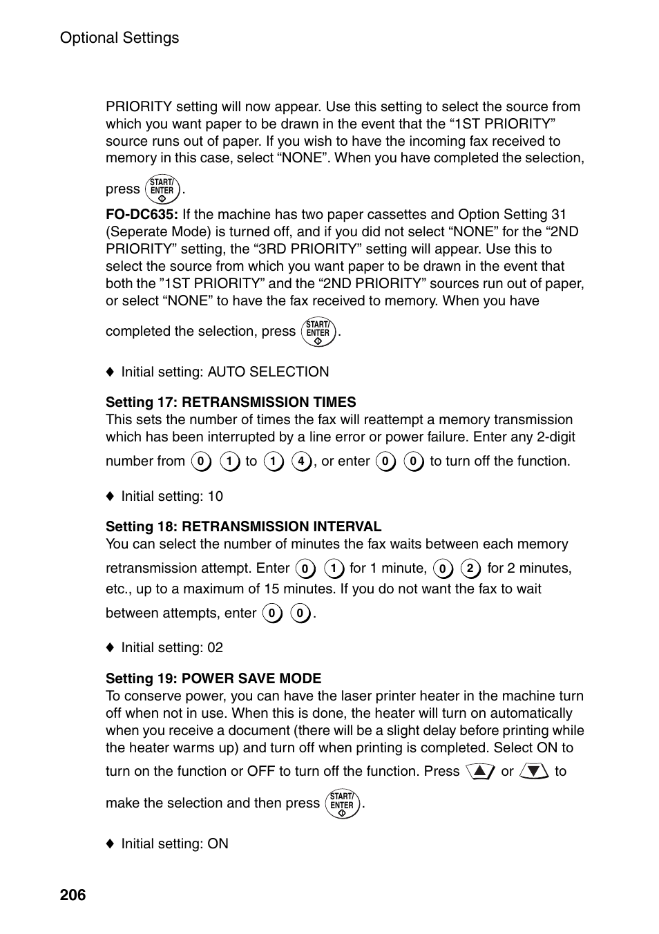 Ge 206) | Sharp FO-DC535 User Manual | Page 208 / 248