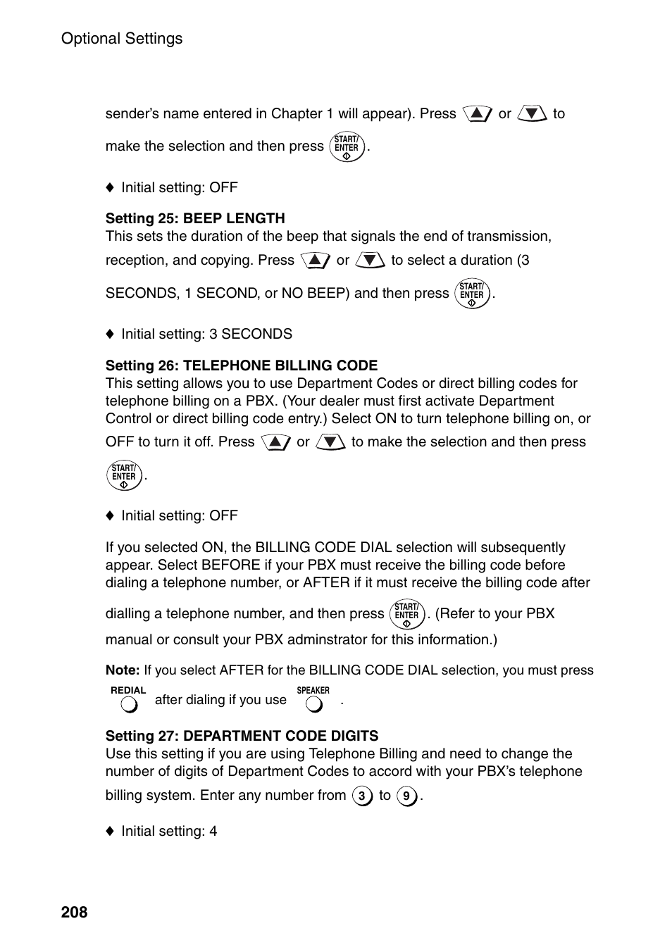 Sharp FO-DC535 User Manual | Page 210 / 248