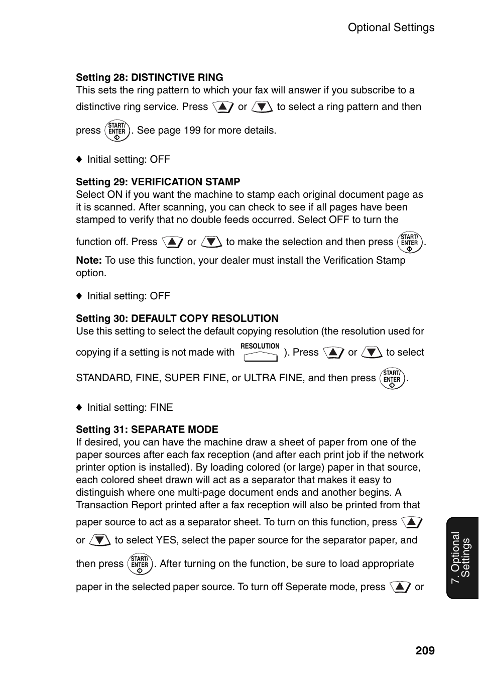 Sharp FO-DC535 User Manual | Page 211 / 248