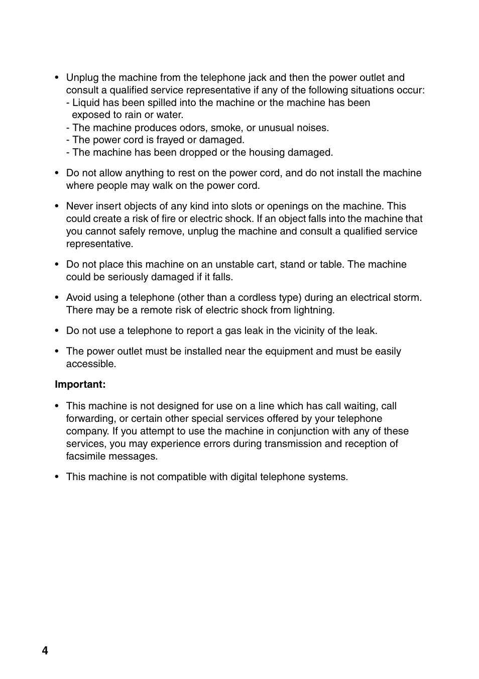 Sharp FO-DC535 User Manual | Page 6 / 248