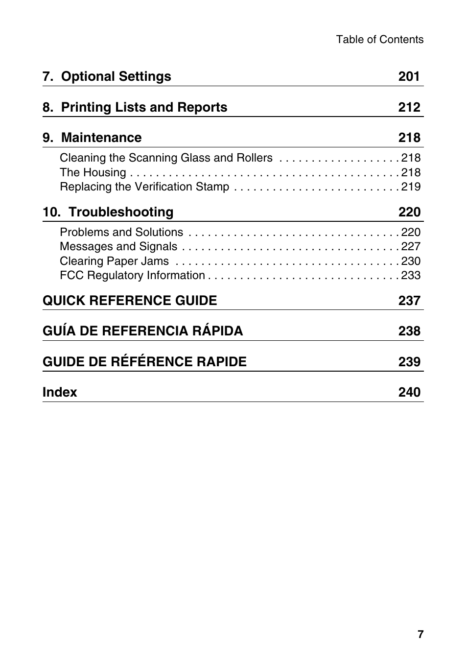 Sharp FO-DC535 User Manual | Page 9 / 248
