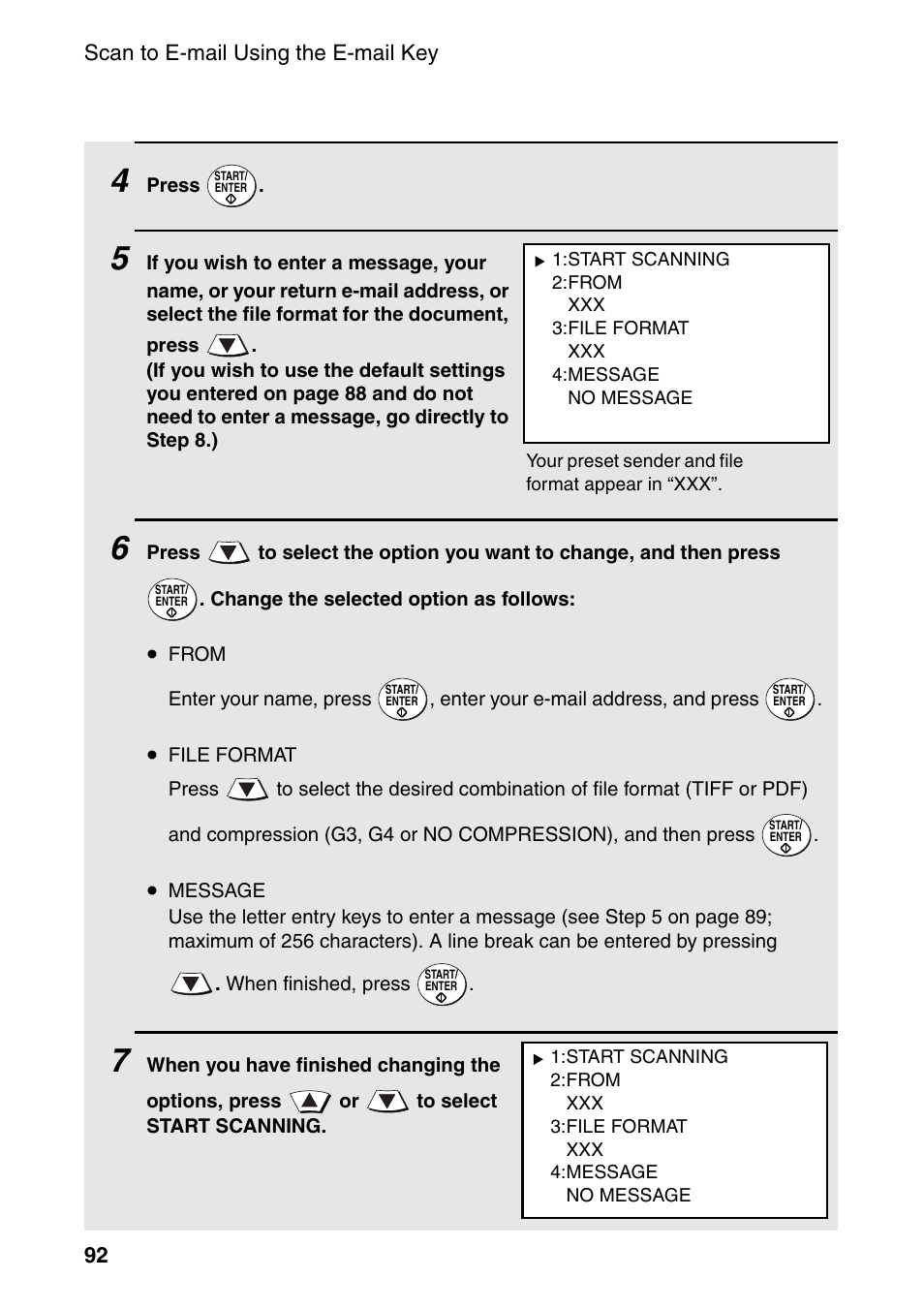 Sharp FO-DC535 User Manual | Page 94 / 248