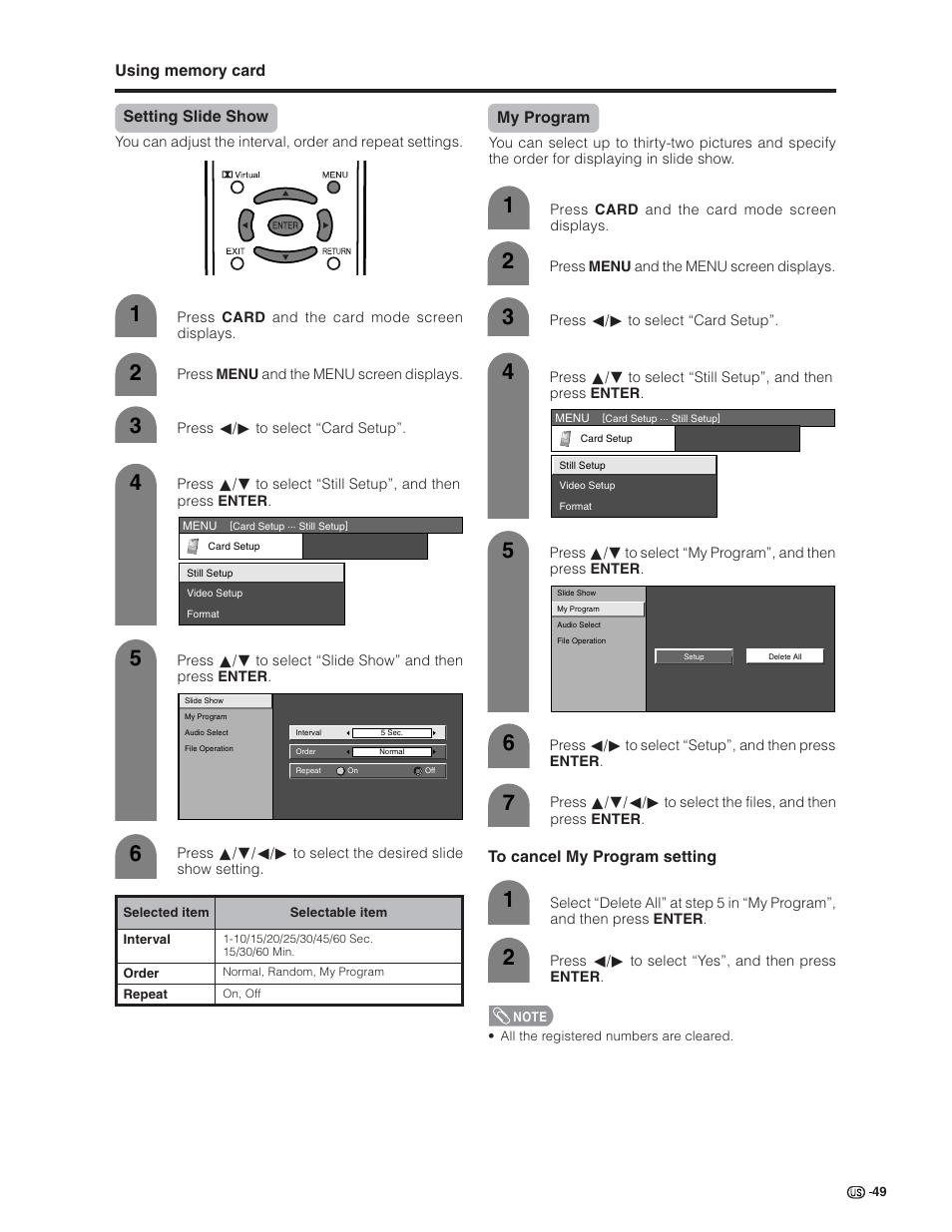 Sharp Aquos LC 32G4U User Manual | Page 49 / 104
