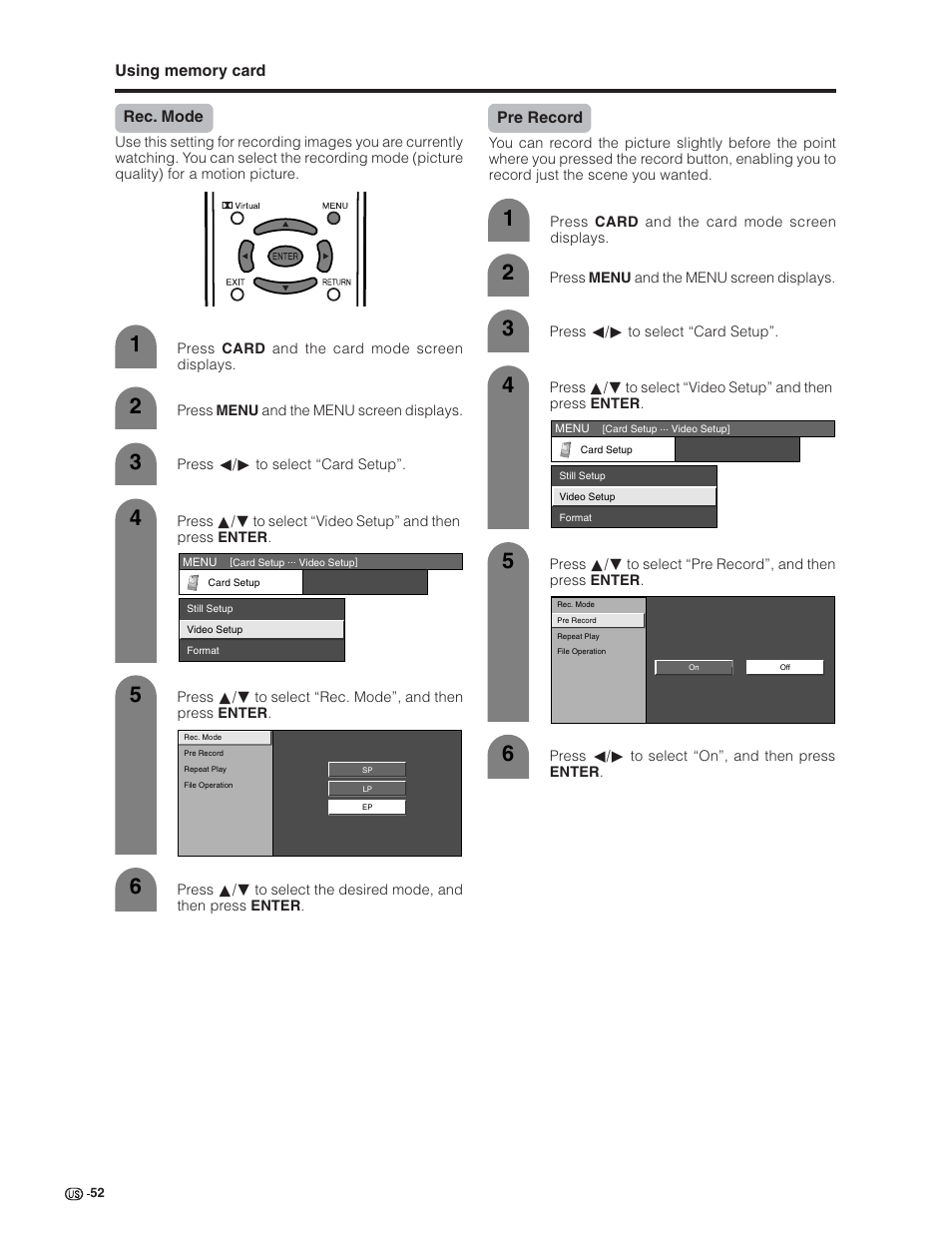 Sharp Aquos LC 32G4U User Manual | Page 52 / 104