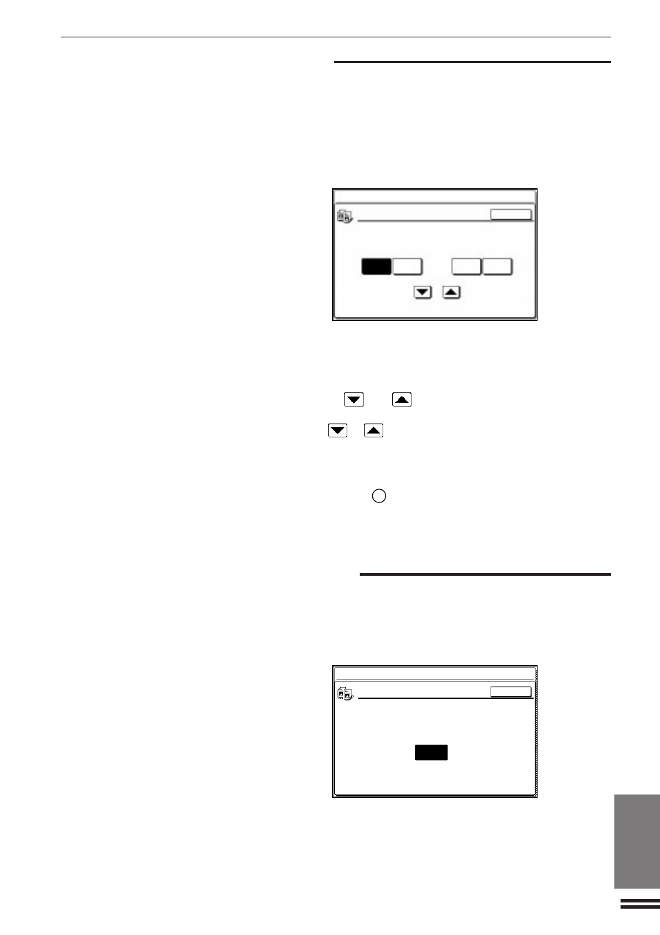 Add or change extra preset ratios, Setting a maximum number of copies, Key operator programs | Sharp AR-407 User Manual | Page 165 / 184