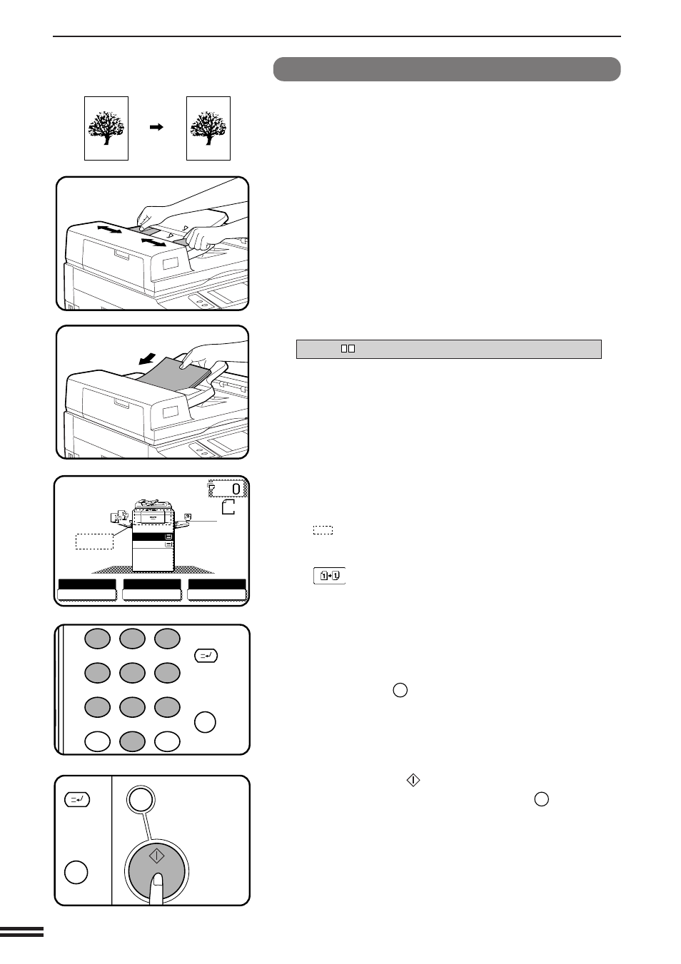 Sided copies of 1-sided originals, Using the radf | Sharp AR-407 User Manual | Page 18 / 184