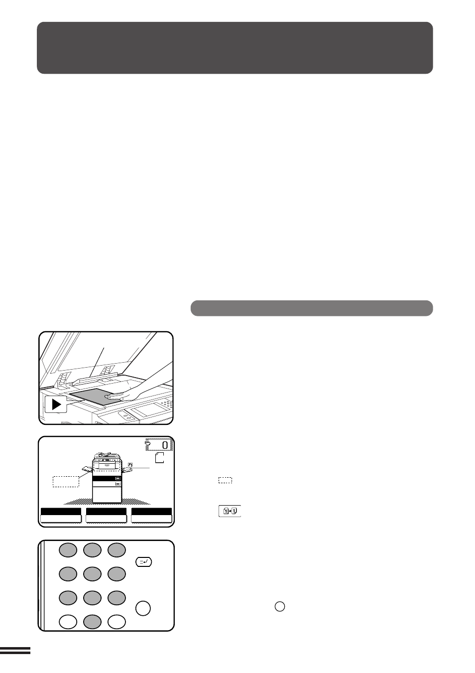 Copying from the document glass, Sided copies of 1-sided originals | Sharp AR-407 User Manual | Page 22 / 184