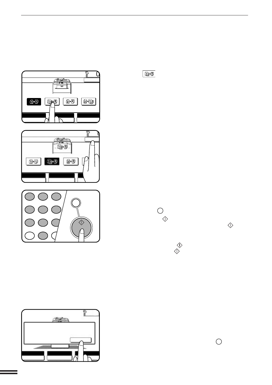 Copying from the document glass | Sharp AR-407 User Manual | Page 24 / 184