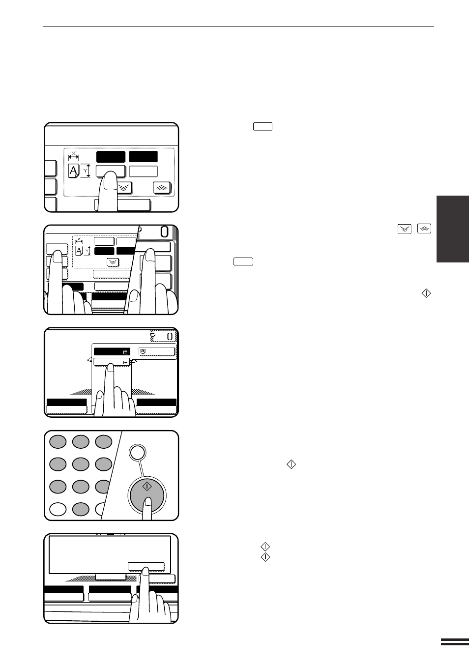 Xy zoom | Sharp AR-407 User Manual | Page 37 / 184