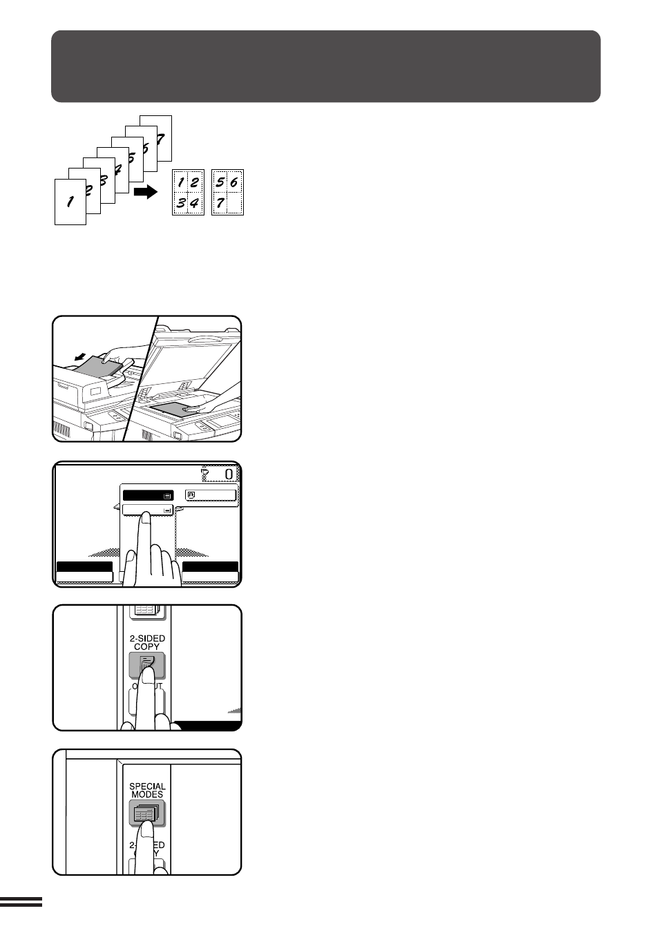 Multi shot 1, Auto ready to co | Sharp AR-407 User Manual | Page 44 / 184