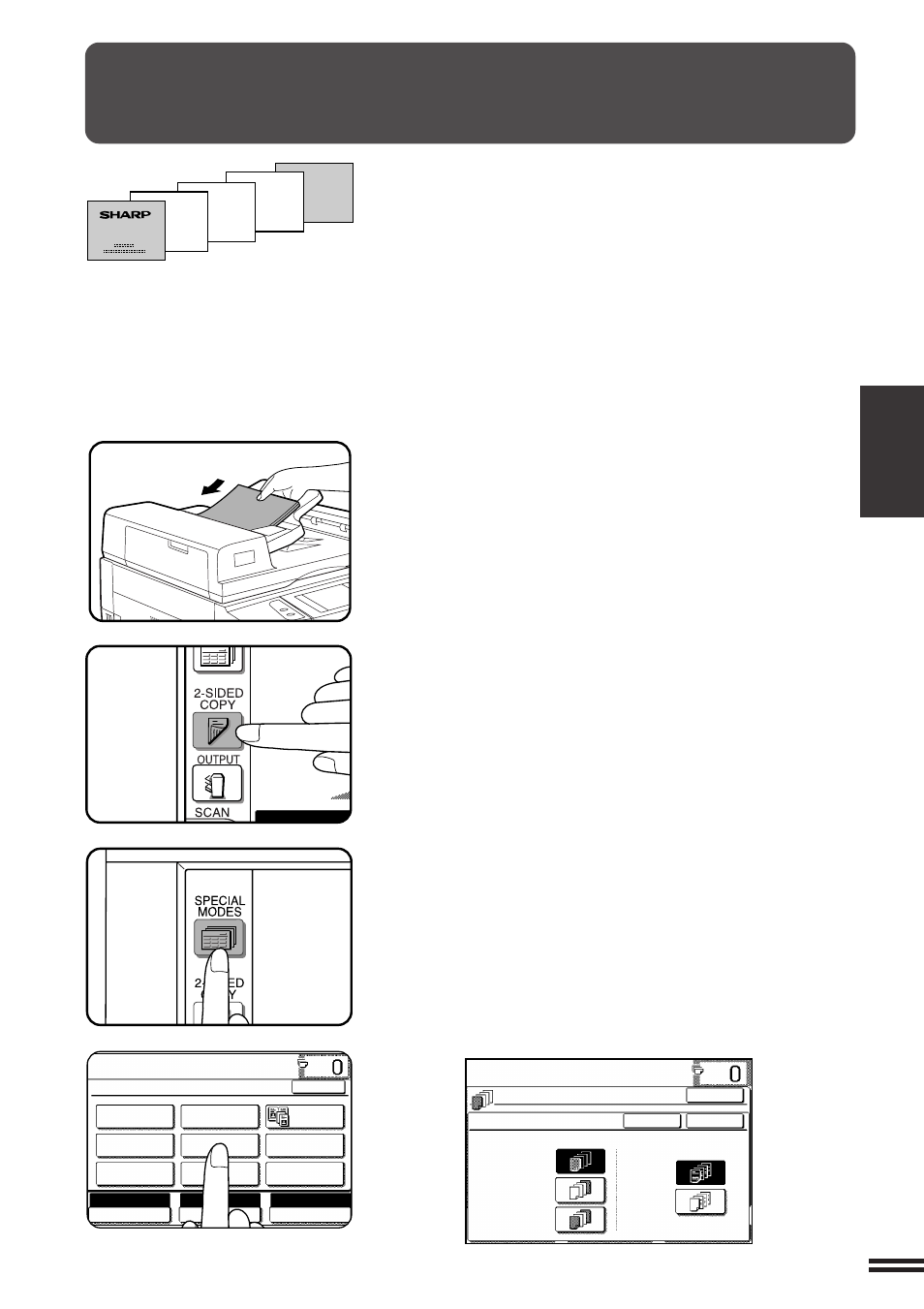 Covers, Auto ready to co | Sharp AR-407 User Manual | Page 47 / 184