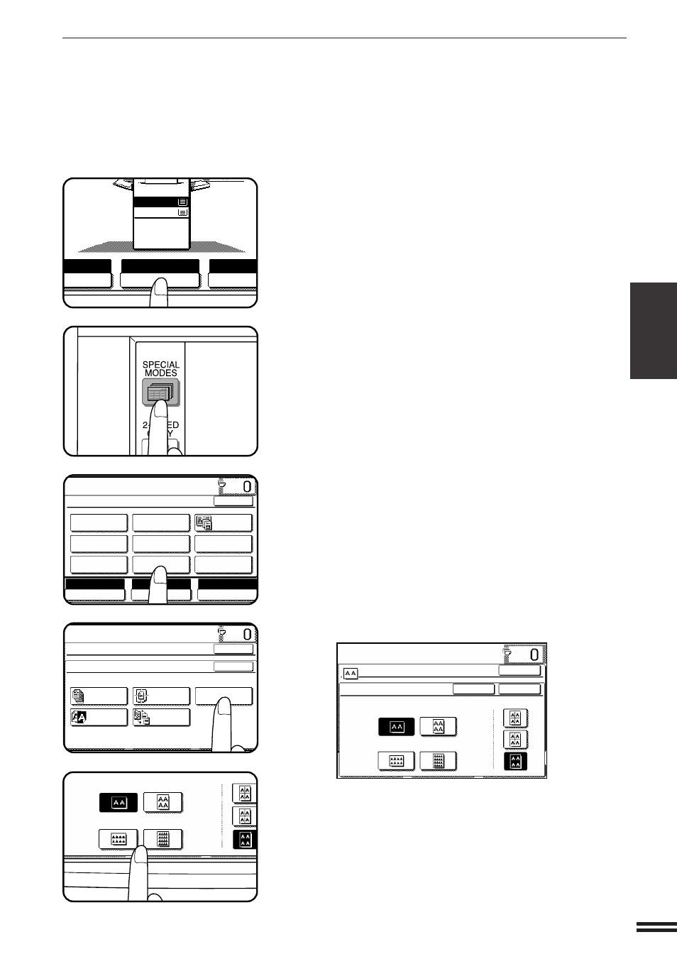 Ready to co, Image editing functions | Sharp AR-407 User Manual | Page 59 / 184