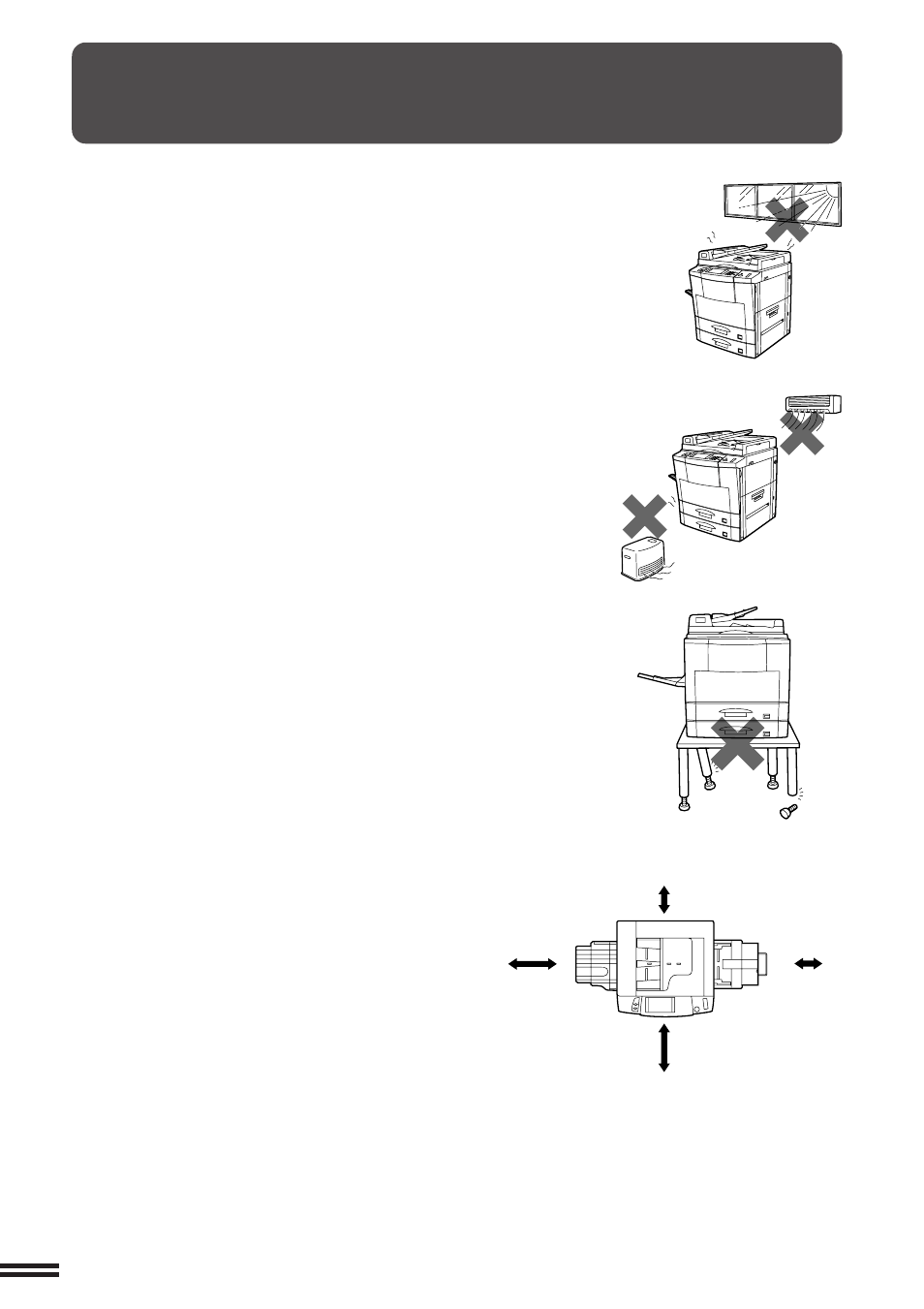 Installation requirements | Sharp AR-407 User Manual | Page 6 / 184