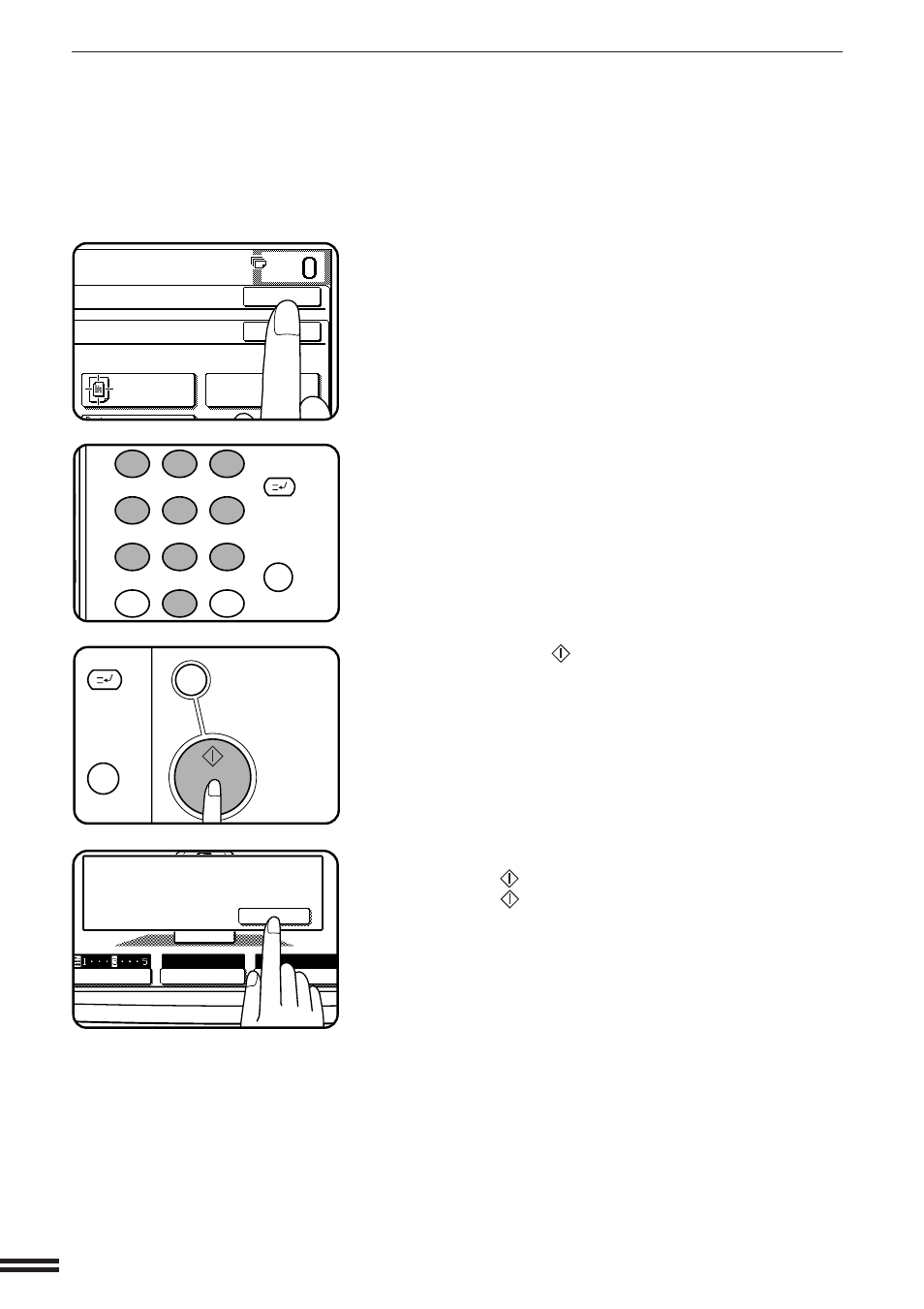 Image editing functions, Repeat copy centring ok ok | Sharp AR-407 User Manual | Page 62 / 184