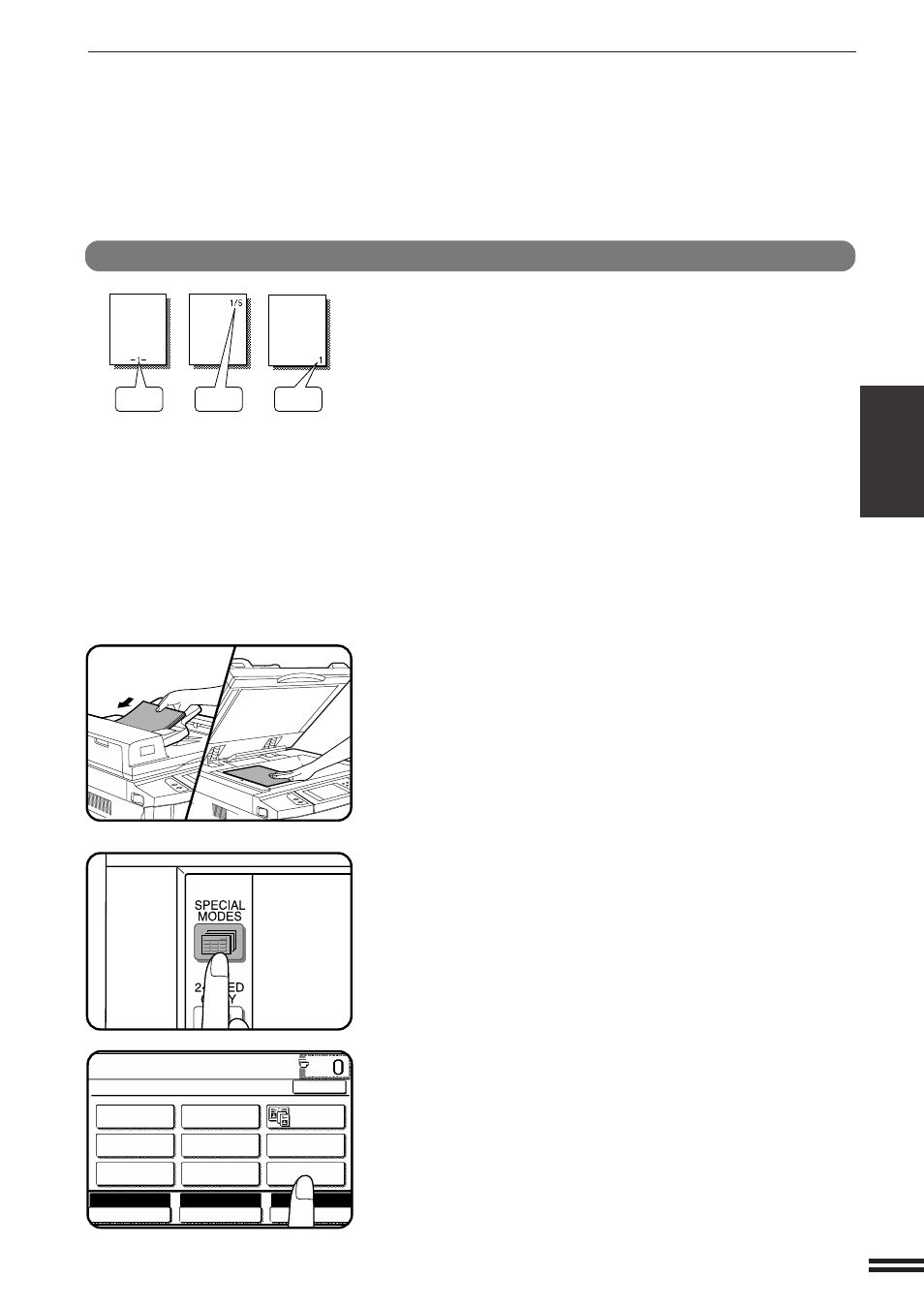 Ready to co, Page number, Text stamp | Sharp AR-407 User Manual | Page 75 / 184