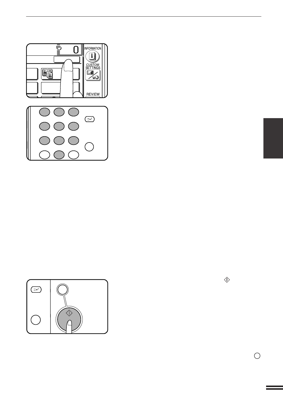 Transparency inserts dual page copy ok, Tandem copy | Sharp AR-407 User Manual | Page 79 / 184