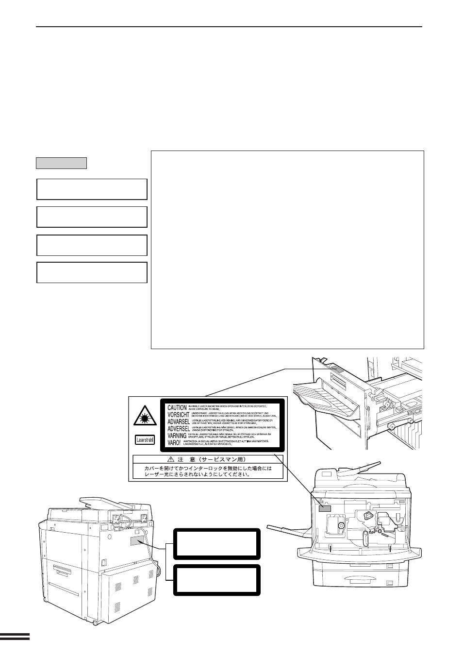 Cautions | Sharp AR-407 User Manual | Page 8 / 184