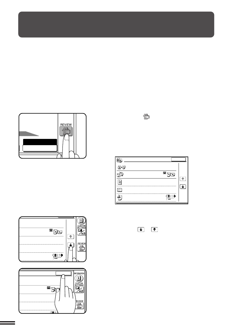 Setting review 1, 100% copy ratio | Sharp AR-407 User Manual | Page 80 / 184