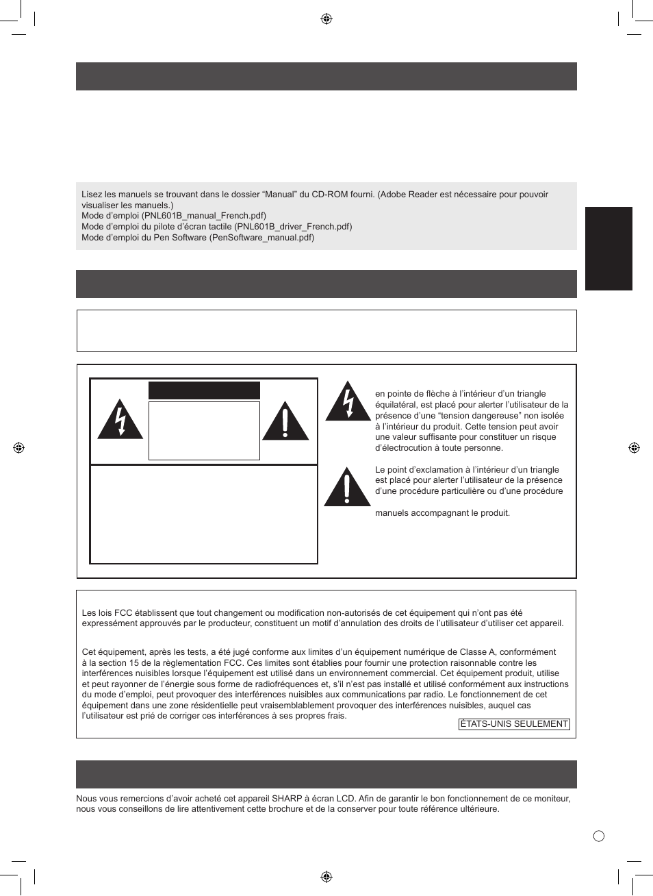 Sharp PN-L601B User Manual | Page 11 / 28