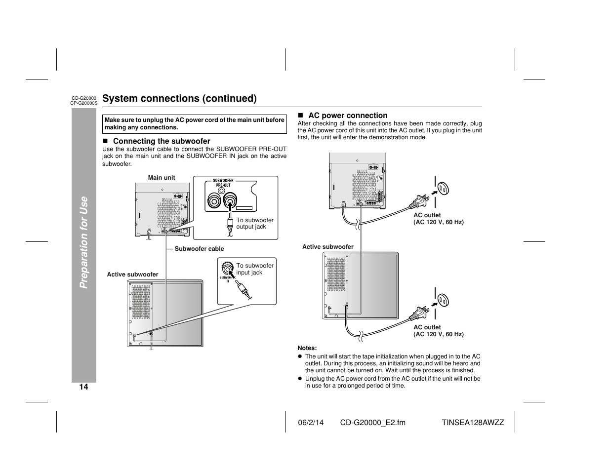 Sharp CP-G20000S User Manual | Page 14 / 48