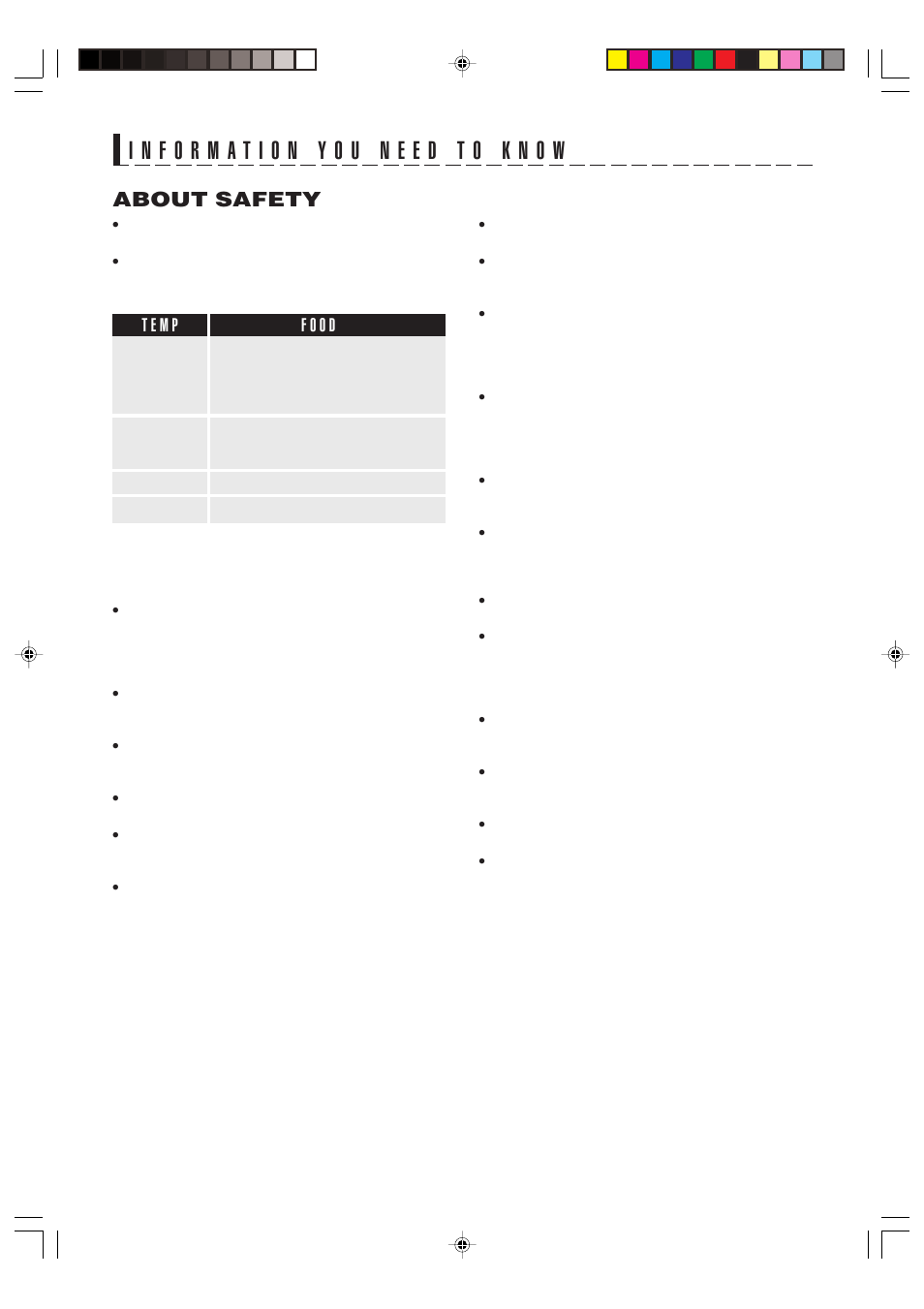 About safety | Sharp AX-700 User Manual | Page 11 / 40