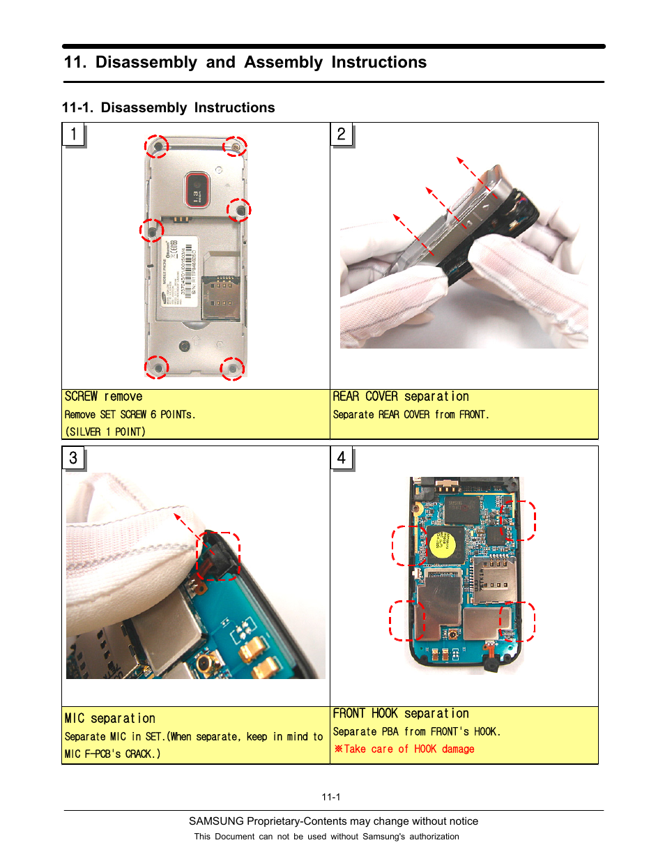 Disassembly and assembly instructions | Sharp SGH-J200 User Manual | Page 74 / 87