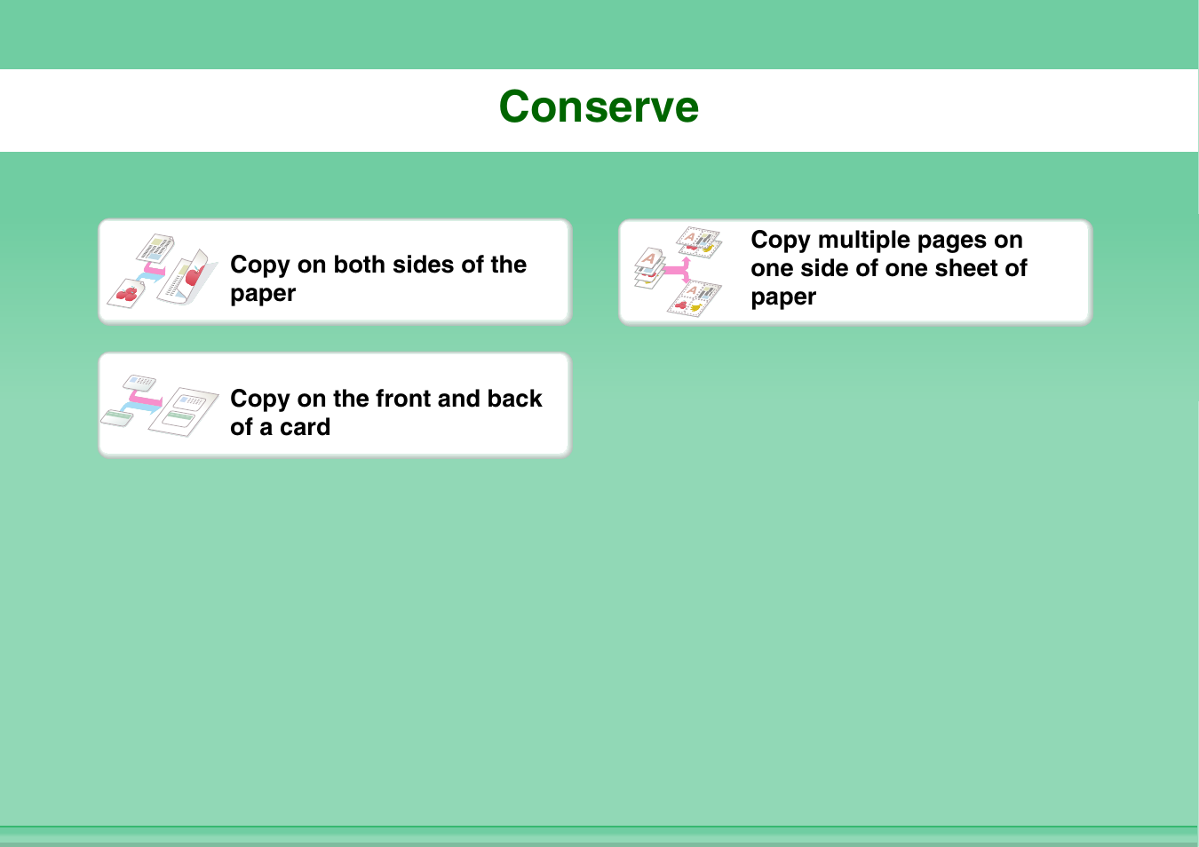 Conserve | Sharp MX-3100N User Manual | Page 3 / 799