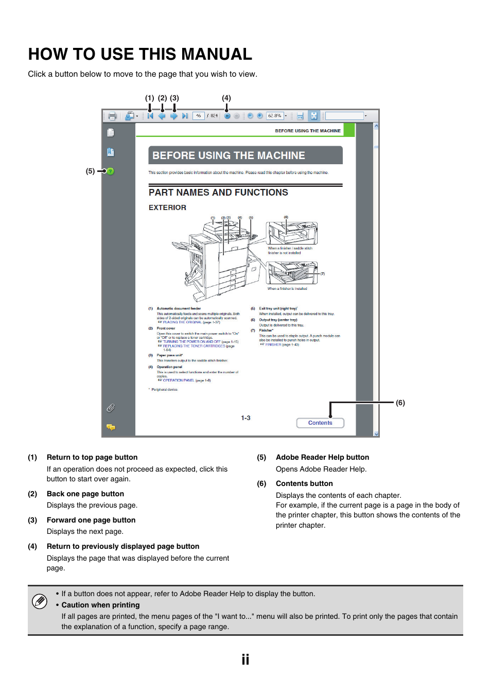 How to use this manual | Sharp MX-3100N User Manual | Page 39 / 799