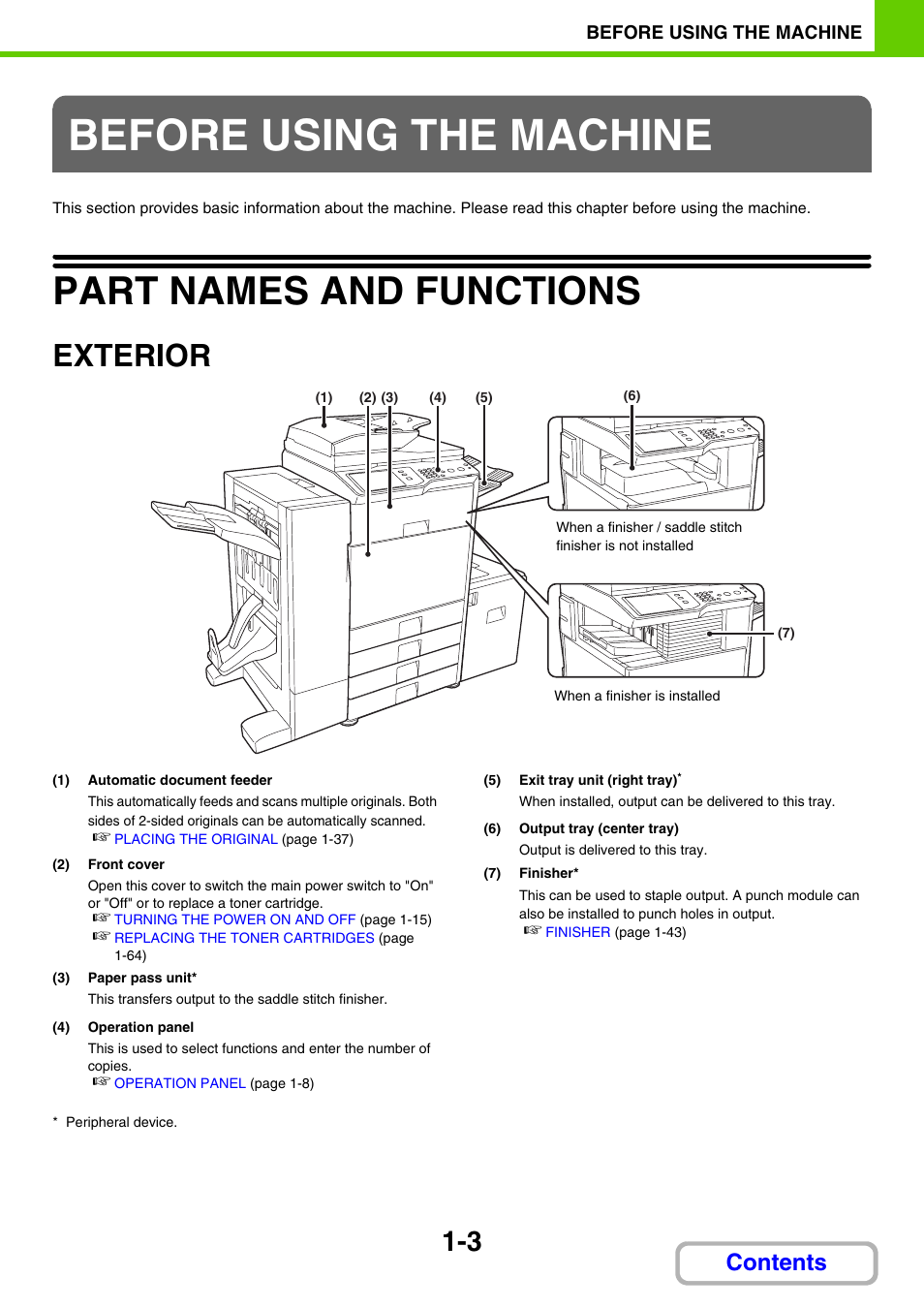 Sharp MX-3100N User Manual | Page 44 / 799