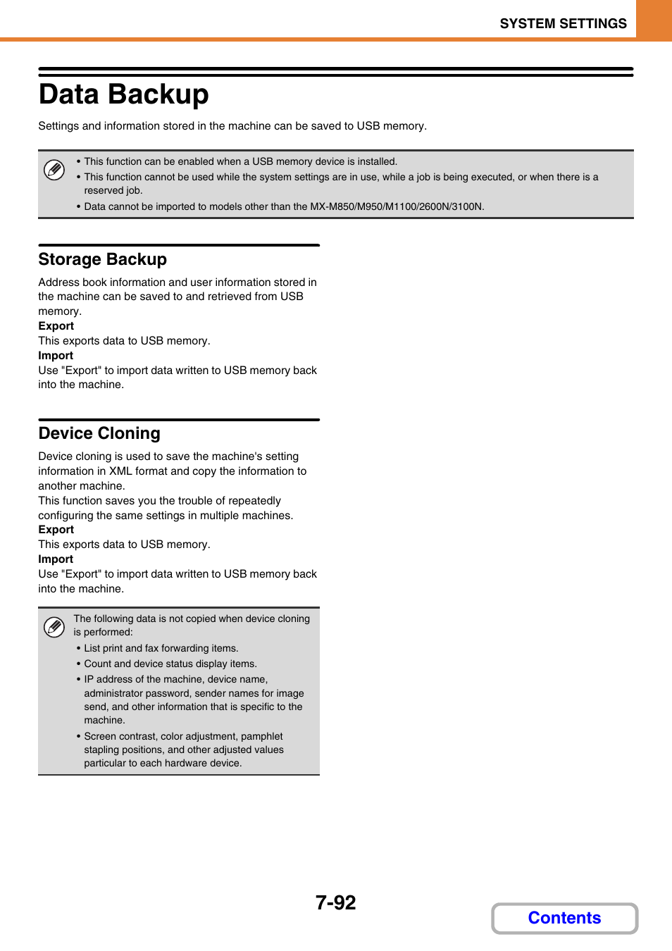 Sharp MX-3100N User Manual | Page 738 / 799