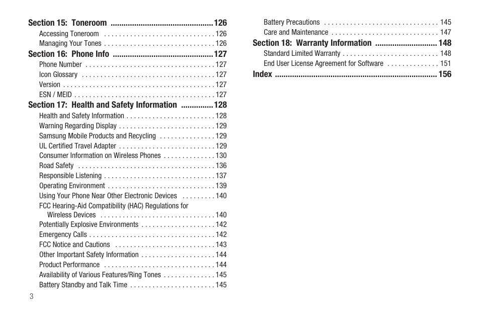 Sharp SCH-R850 User Manual | Page 6 / 162
