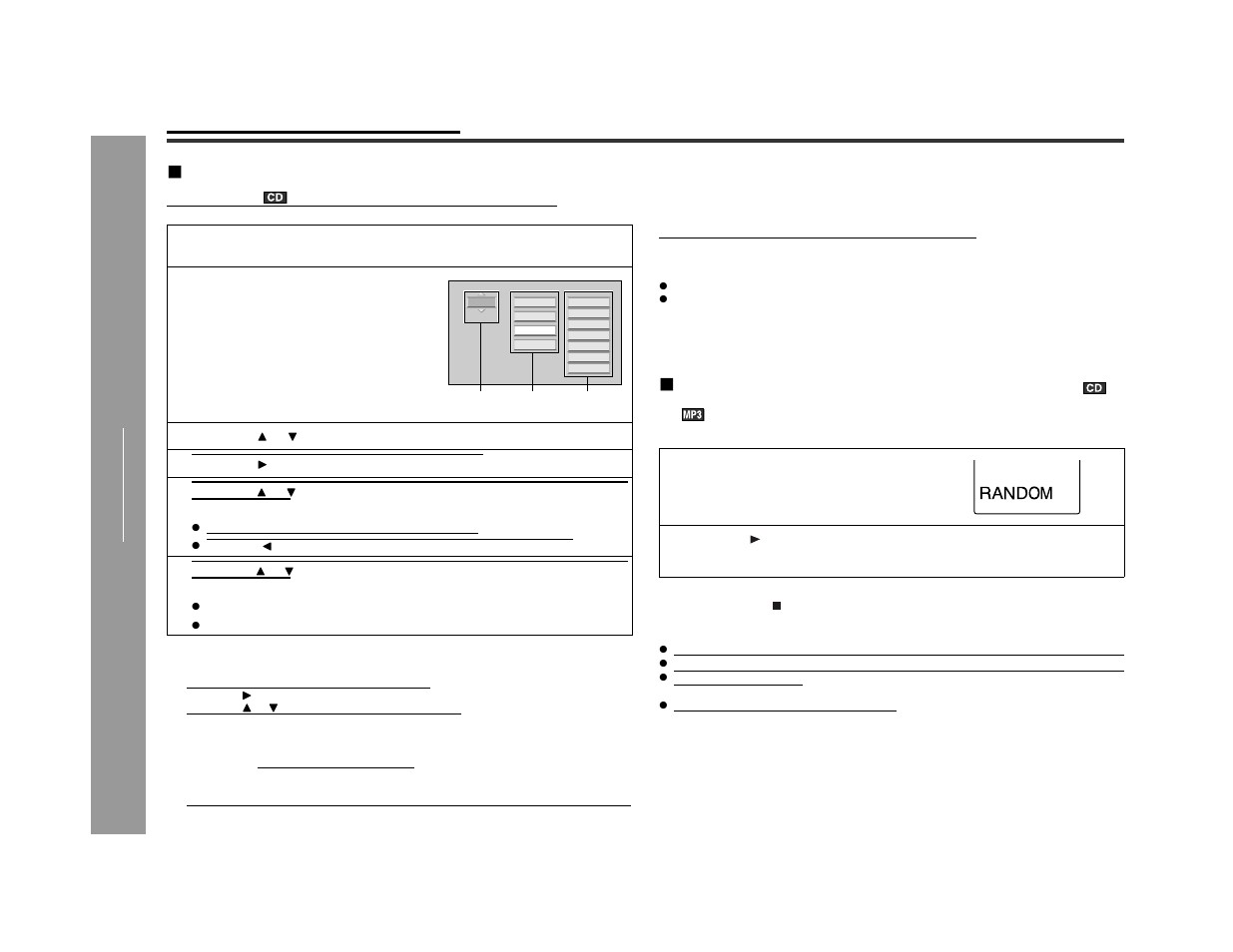 Cd , cd-r and cd-r w operation, Playing a cd (continued) | Sharp SD-AS10 User Manual | Page 34 / 64