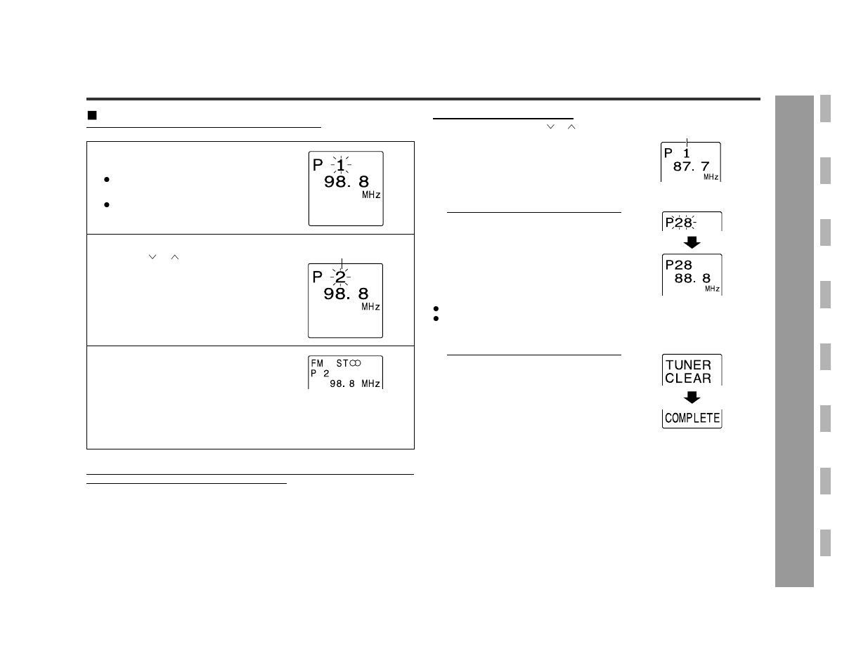 Radio operation | Sharp SD-AS10 User Manual | Page 39 / 64