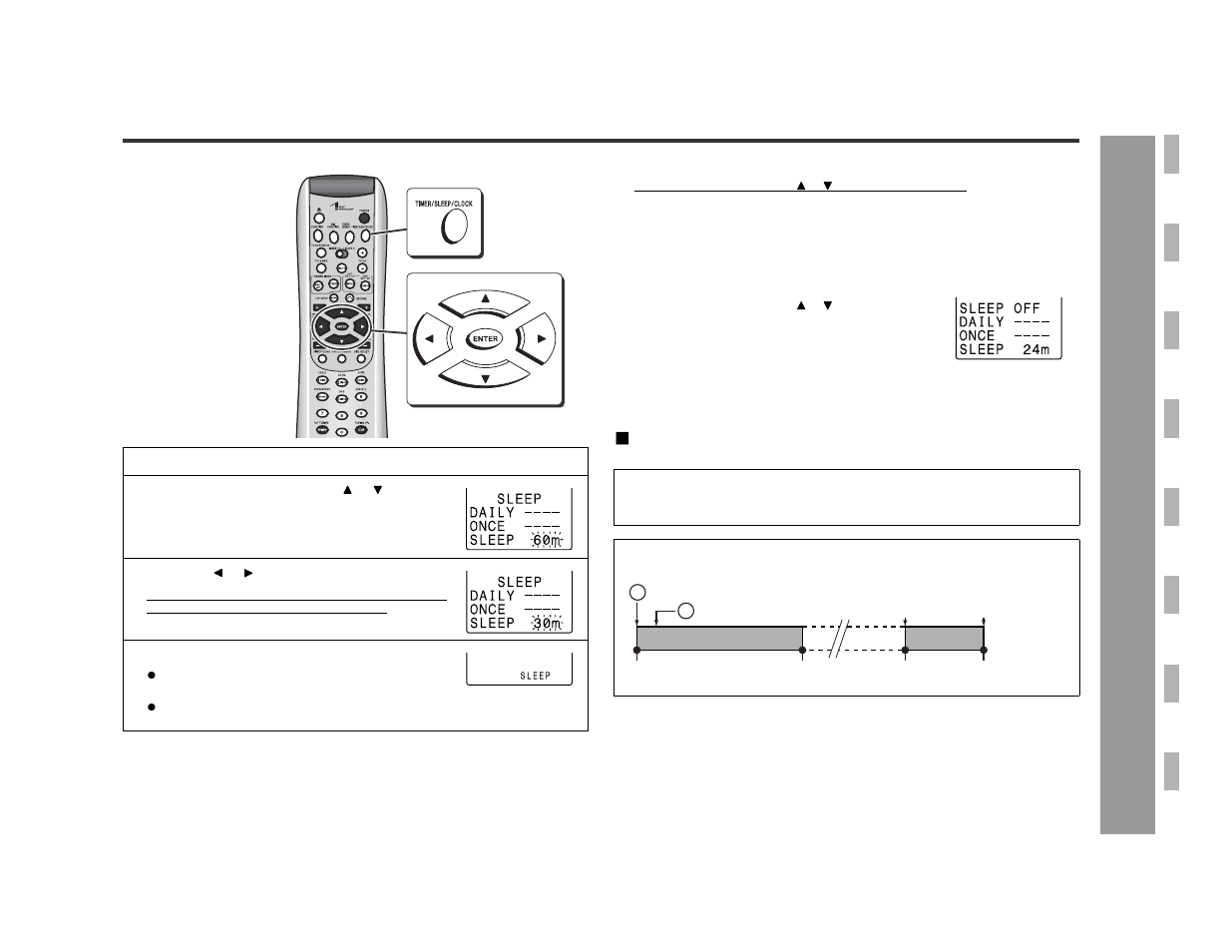 Sleep timer, Ad v a nced features | Sharp SD-AS10 User Manual | Page 53 / 64