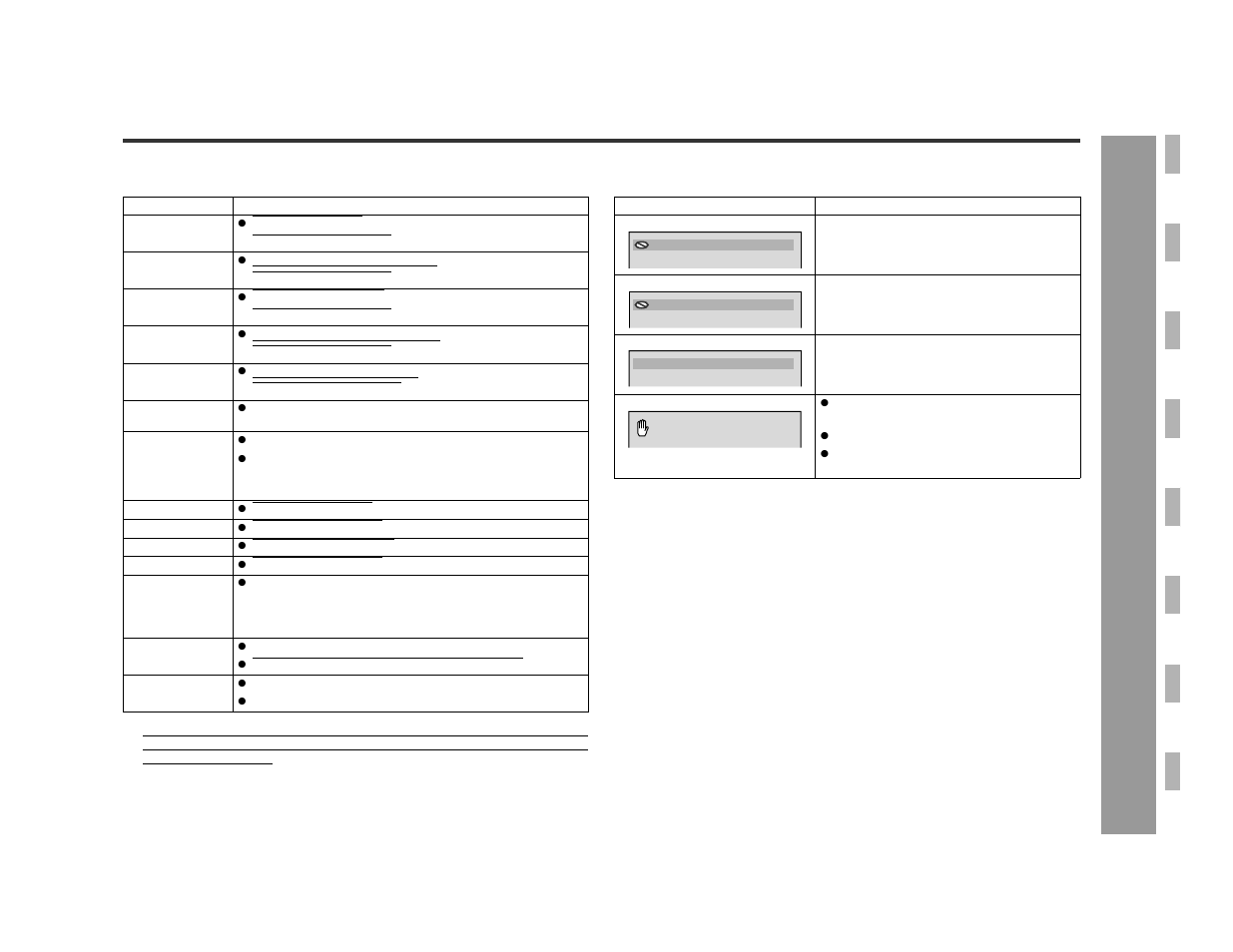 Error indicators and warnings, Re fe re nces | Sharp SD-AS10 User Manual | Page 59 / 64