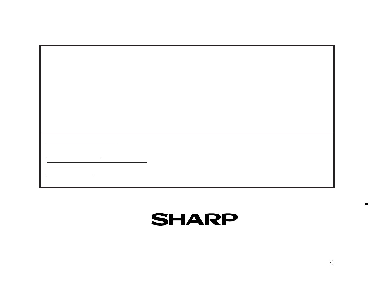 Sharp electronics corporation, Sharp corporation, Consumer limited warranty | Sharp SD-AS10 User Manual | Page 64 / 64