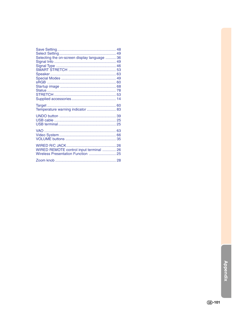 Sharp XG-C50X User Manual | Page 103 / 104