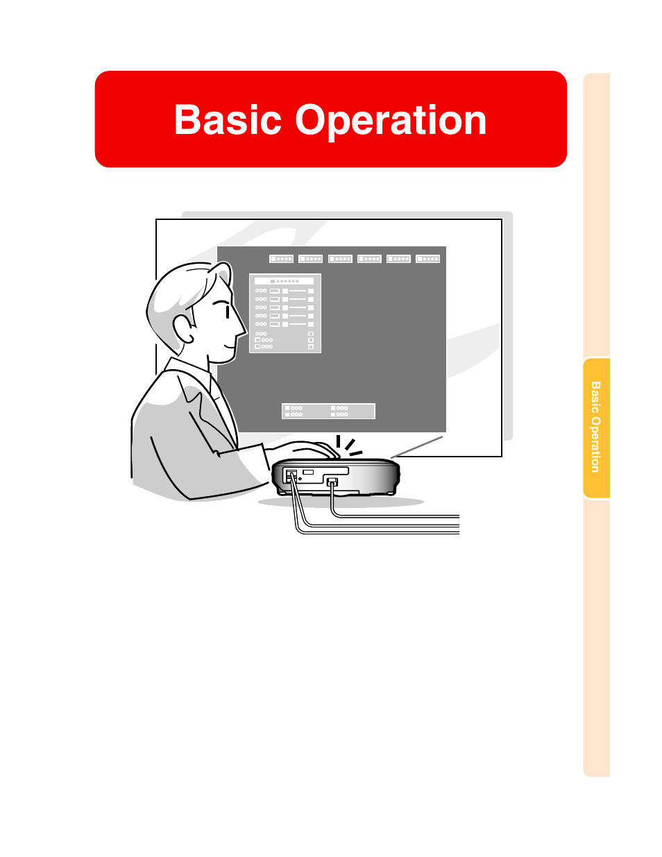 Basic operation | Sharp XG-C50X User Manual | Page 35 / 104