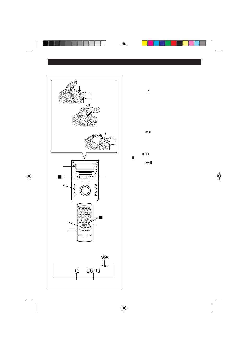 Compact disc operation | Sharp MD-M1H User Manual | Page 12 / 52