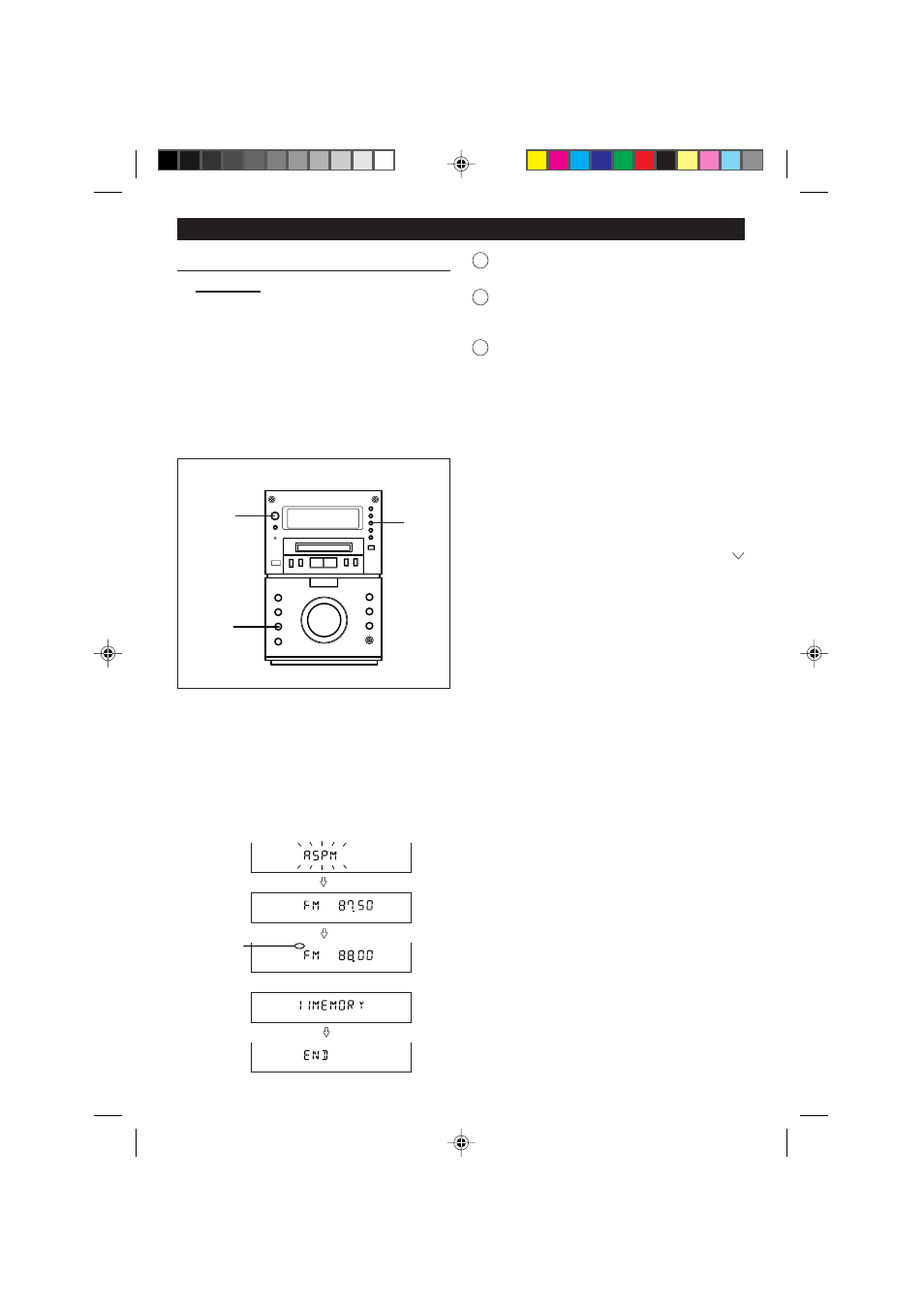 Continued) | Sharp MD-M1H User Manual | Page 21 / 52