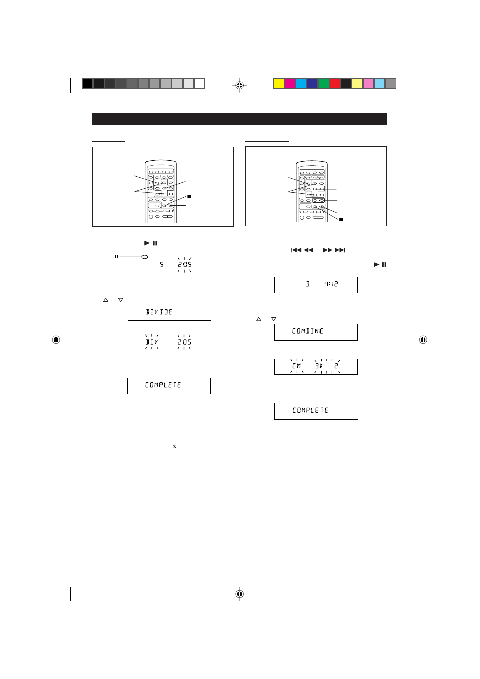 Continued) | Sharp MD-M1H User Manual | Page 37 / 52