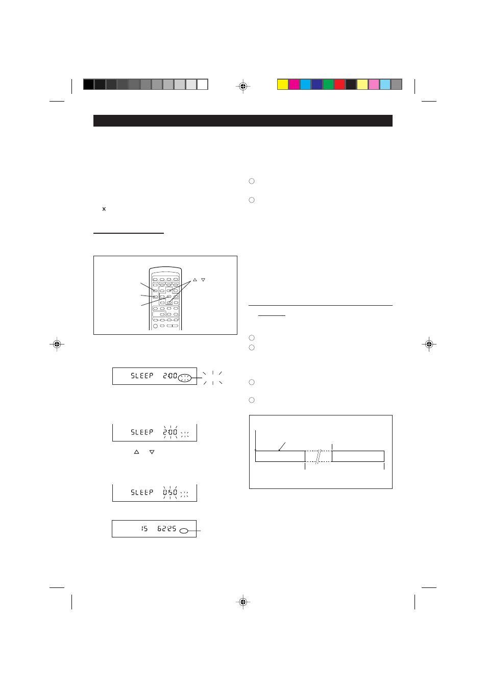 Continued), Sleep operation, Simultaneous sleep and timer op- eration | Sharp MD-M1H User Manual | Page 42 / 52