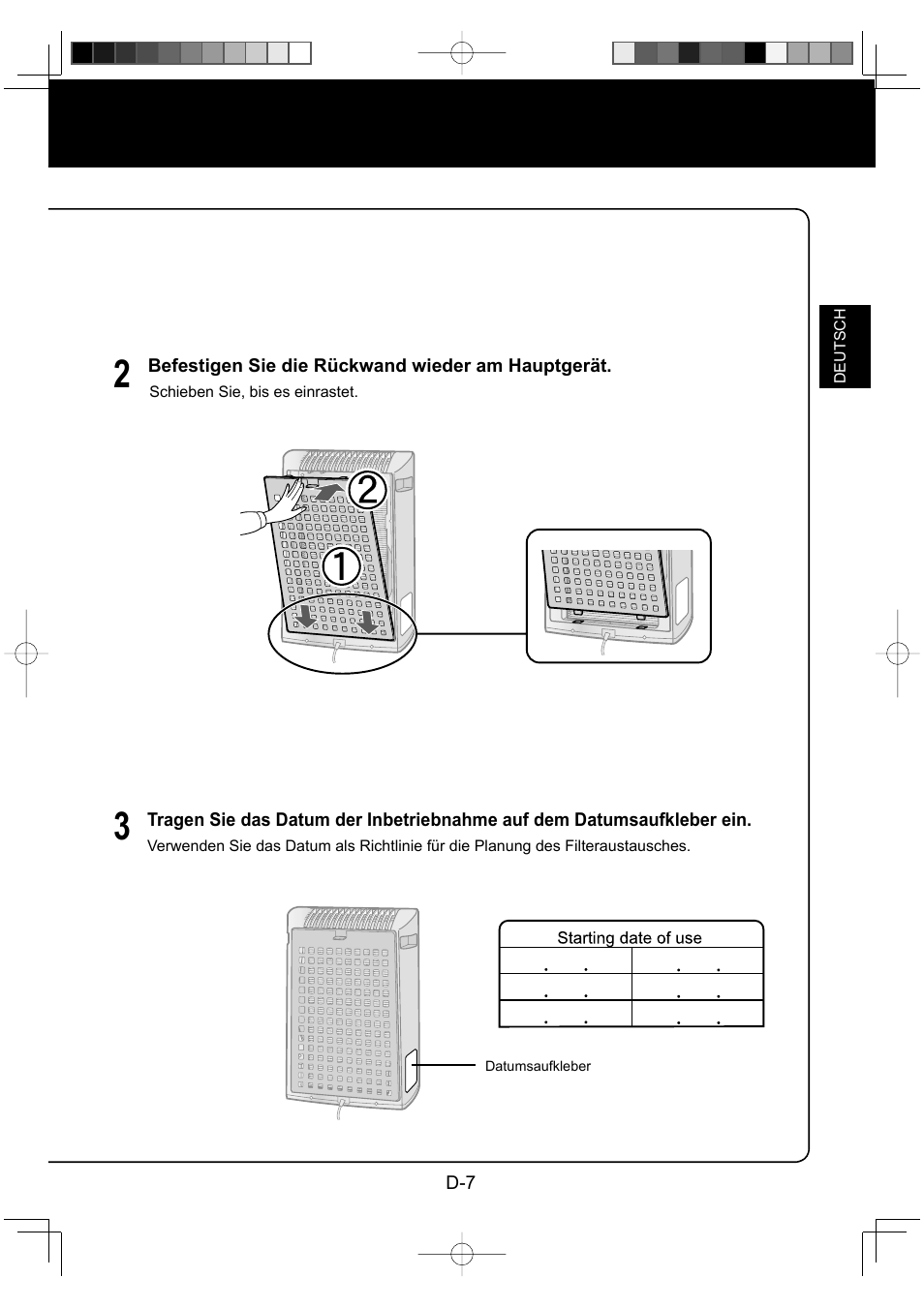 Sharp FU-Y30EU User Manual | Page 23 / 113
