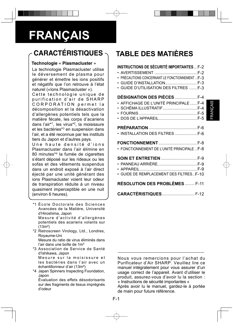 Sharp FU-Y30EU User Manual | Page 31 / 113