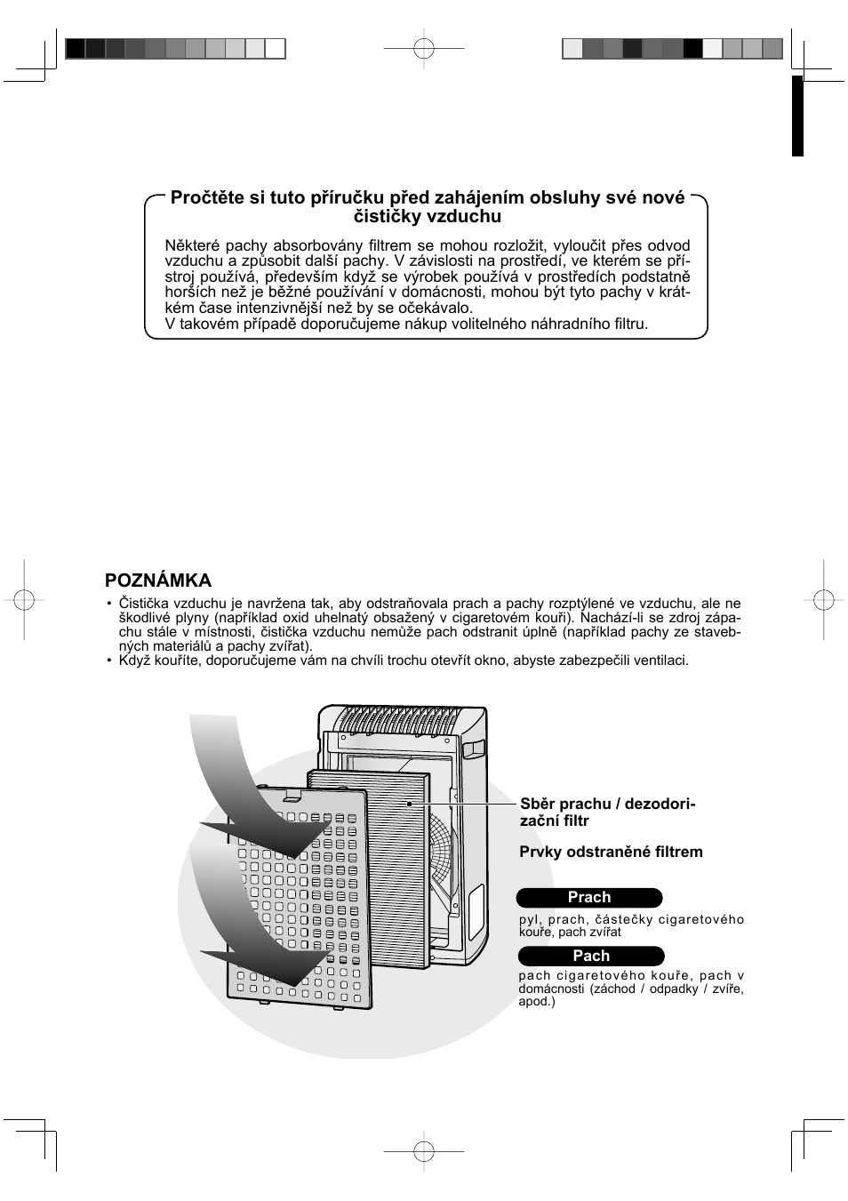 Poznámka | Sharp FU-Y30EU User Manual | Page 58 / 113